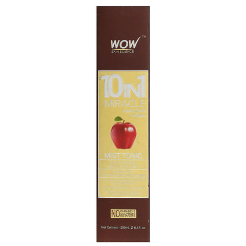 Wow Skin Science, 10 in 1 Miracle Apple Cider Vinegar, Mist Tonic, 6.8 fl oz (200 ml)