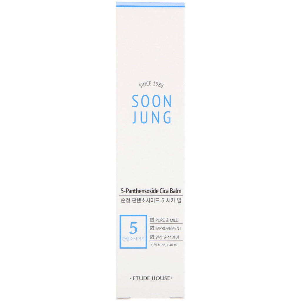 Etude House, Soon Jung, 5-Panthensoside Cica Balm, 1.35 fl oz (40 ml)