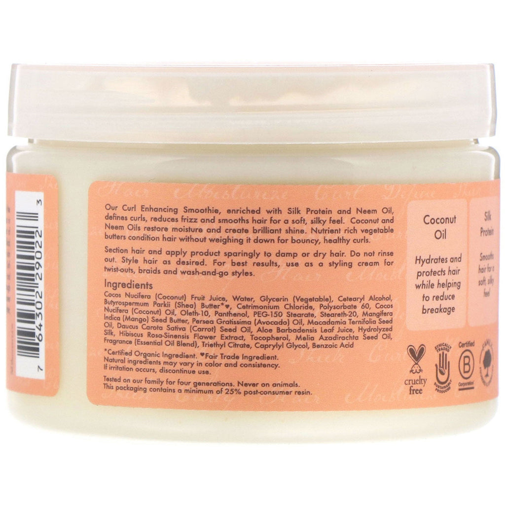 Shea Moisture, Curl Enhancing Smoothie, Coconut &amp; Hibiscus, 12 oz (340 g)