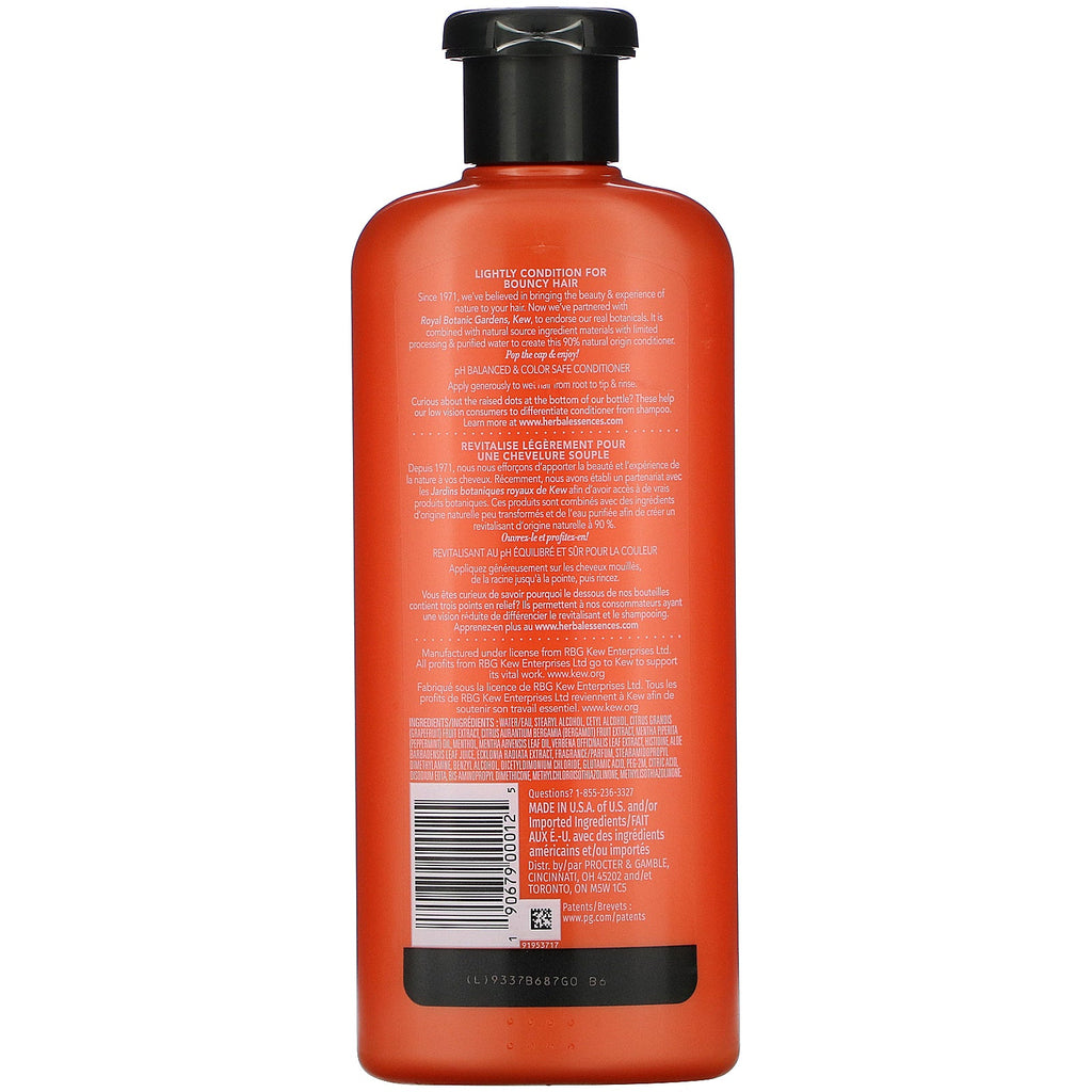 Urteessenser, Naked Volume Conditioner, White Grapefruit &amp; Mosa Mint, 13,5 fl oz (400 ml)