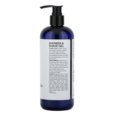 Mill Creek Botanicals, Shower & Shave Gel, Lavender, 14 fl oz (414 ml)