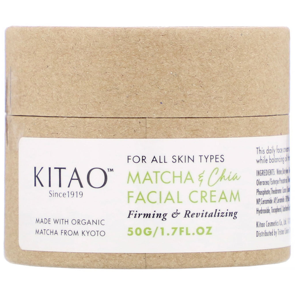 Kitao, Matcha &amp; Chia, ansigtscreme, 1,7 fl oz (50 g)