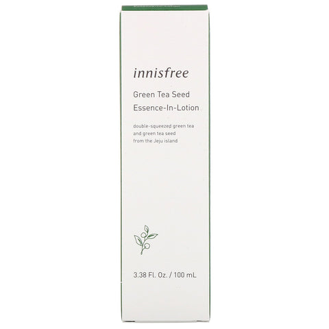 Innisfree, Green Tea Seed Essence-In-Lotion, 3.38 fl oz (100 ml)