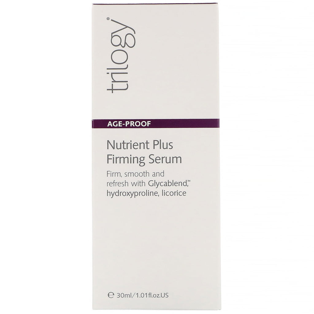 Trilogy, Age-Proof, Nutrient Plus Firming Serum, 1.01 fl oz (30 ml)