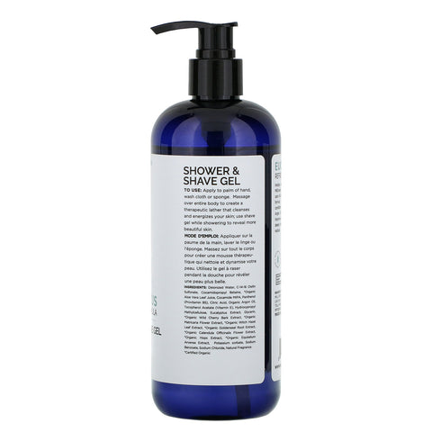 Mill Creek Botanicals, Shower & Shave Gel, Eucalyptus, 14 fl oz (414 ml)