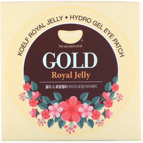 Koelf, Gold Royal Jelly Hydro Gel Eye Patch, 60 Patches