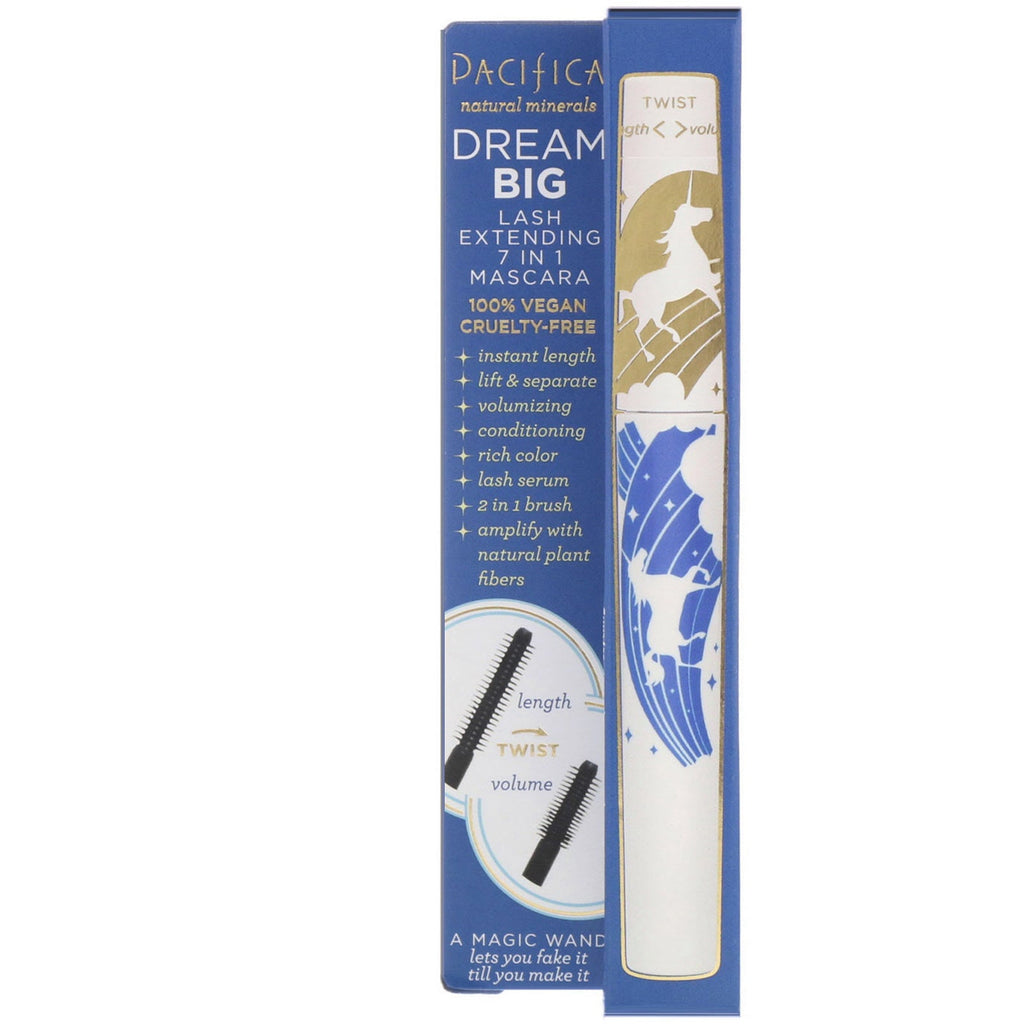 Pacifica, Dream Big, Lash Extending 7 in 1 Mascara, Black Magic, 0.25 oz (7.1 g)