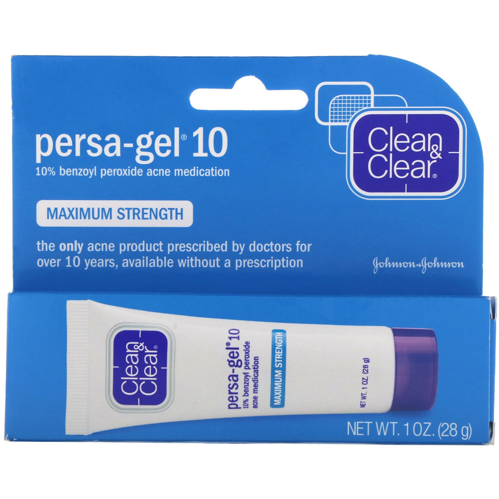 Clean & Clear, Persa-Gel 10, Maximum Strength, 1 oz (28 g)