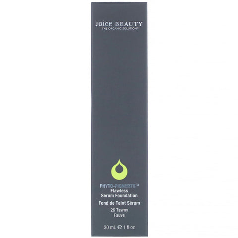 Juice Beauty, Phyto-Pigments, Flawless Serum Foundation, 26 Tawny, 1 fl oz (30 ml)