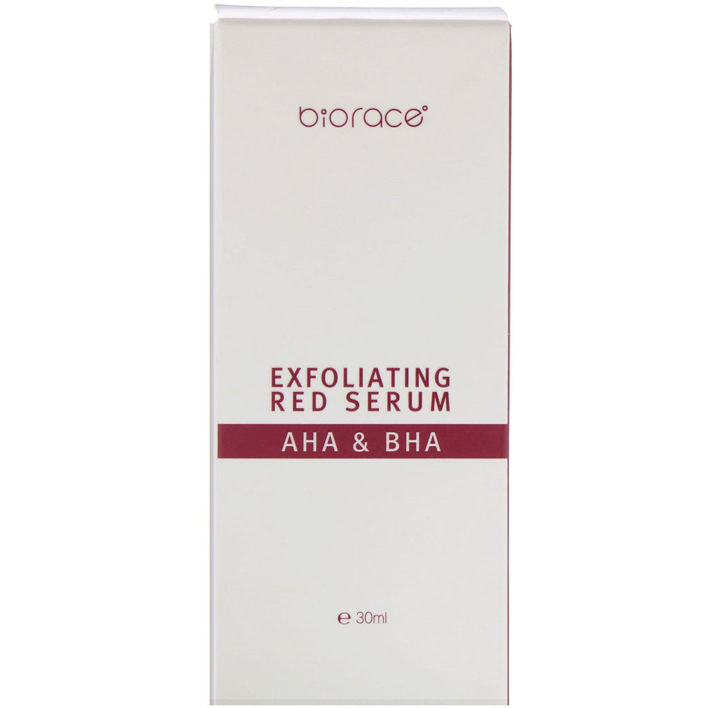 Biorace, Exfoliating Red Serum, AHA & BHA, 1.01 oz (30 ml)