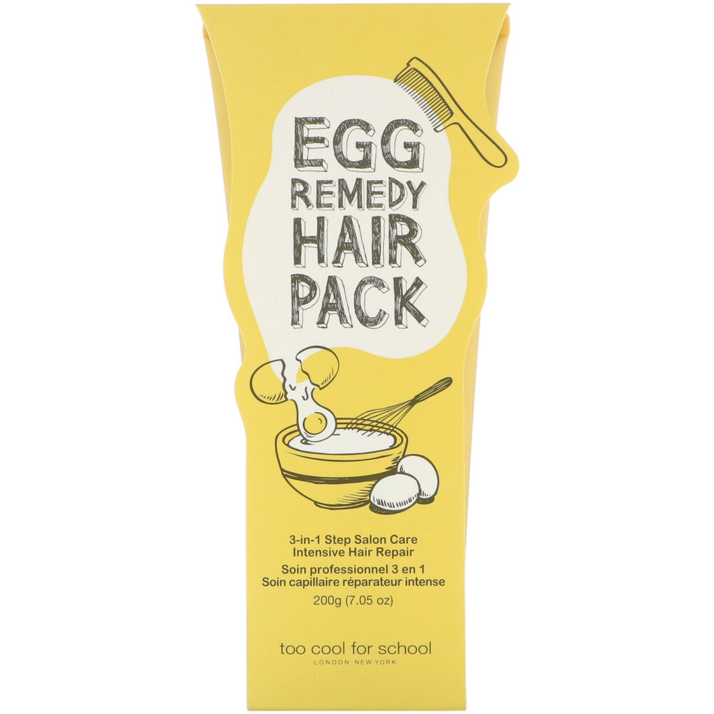 Too Cool for School, Paquete para el cabello Egg Remedy, 200 g (7,05 oz)