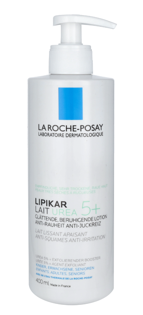 LRP Lipikar Lait Urea 5+ Smoothing Soothing Lotion 400 ml