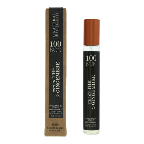 100 Bon Eau de The  Gingembre Refillable Eau de Parfum 15ml