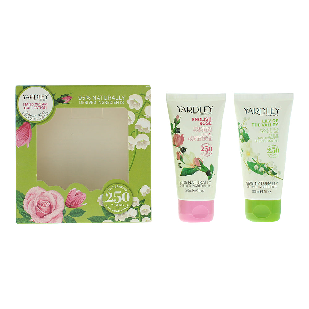 Yardley Hand Cream Duo Set: English Lavender 30ml - English Rose 30ml