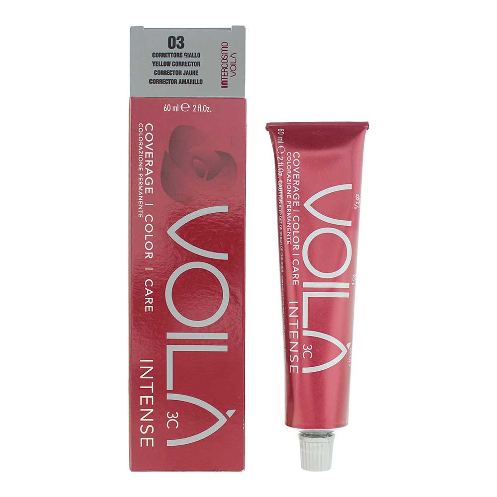 Intercosmo Voilà 3C Intense 03 Yellow Corrector Hair Colour 60ml