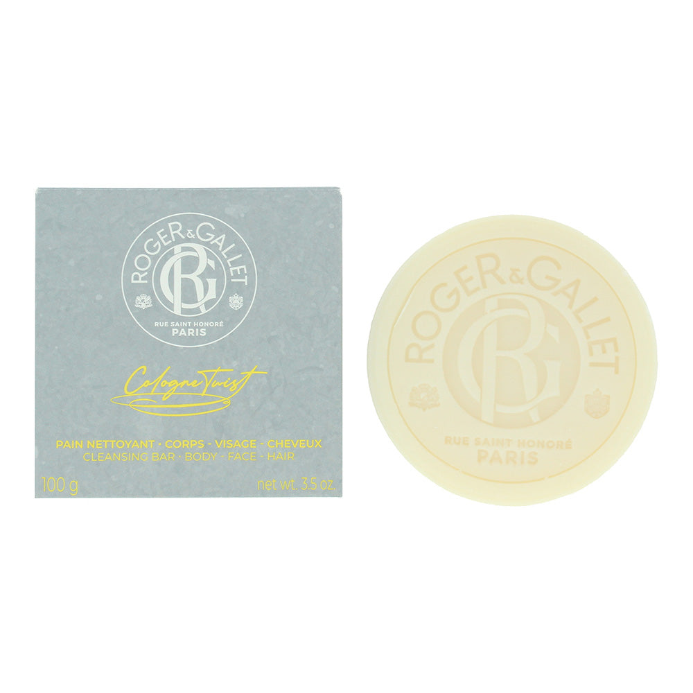 Roger  Gallet Cologne Twist 3 In 1 Cleansing Bar 100g