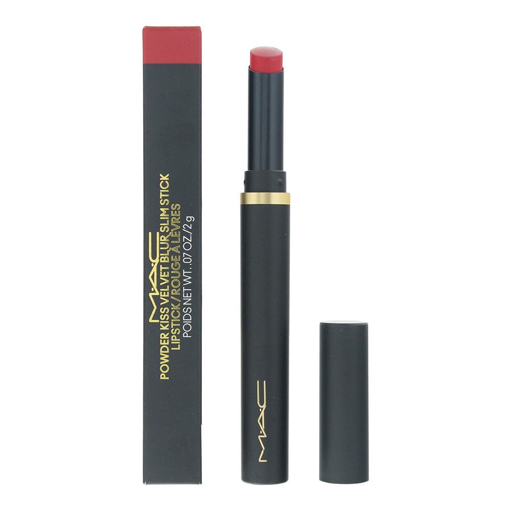 MAC Powder Kiss Velvet Blur Slim Stick 889 Ruby New Lipstick 2g