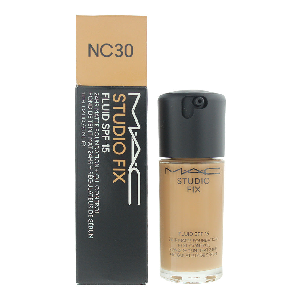 MAC Studio Fix Fluid Spf 15 NC30 Foundation 30ml