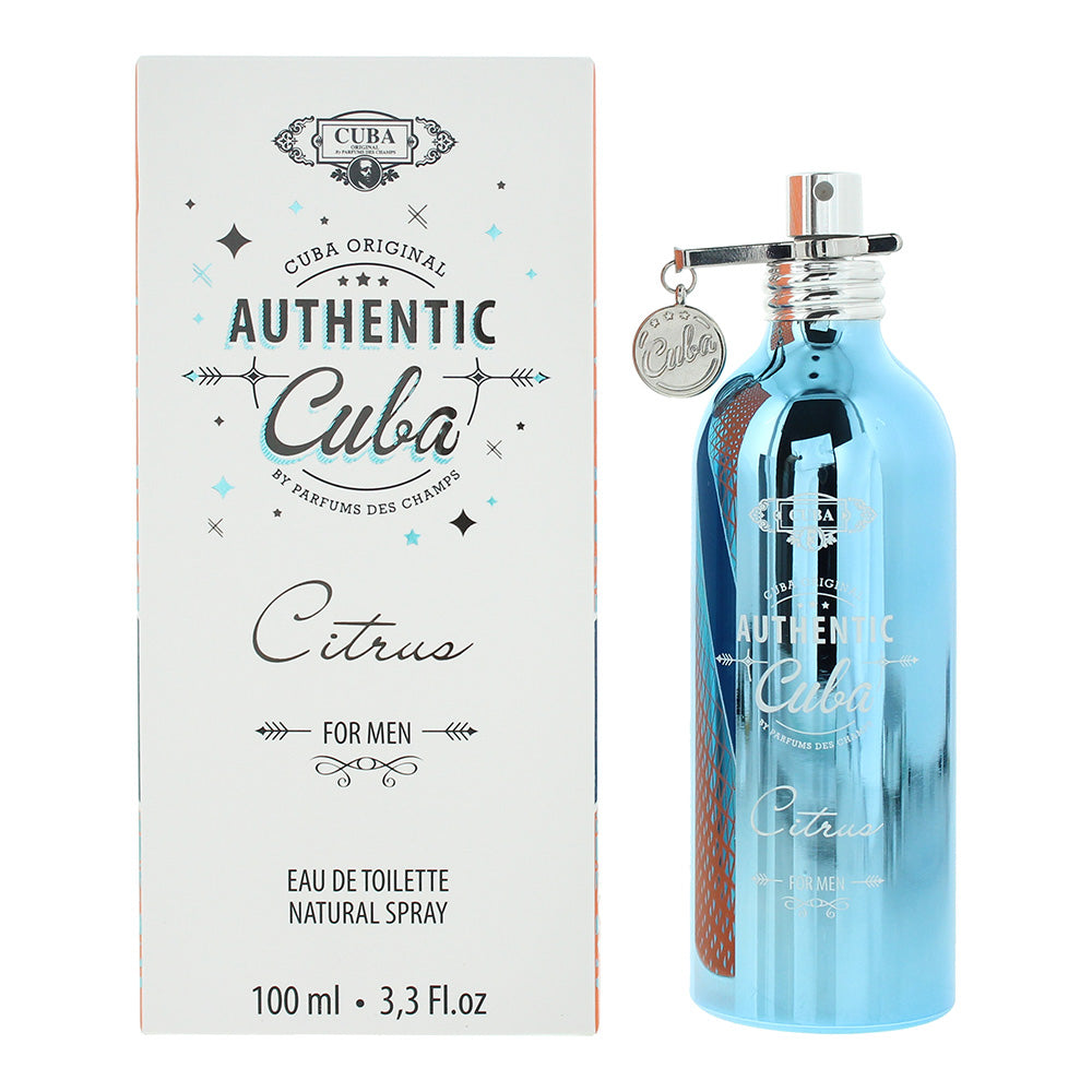 Cuba Authentic Citrus For Men Eau de Toilette 100ml