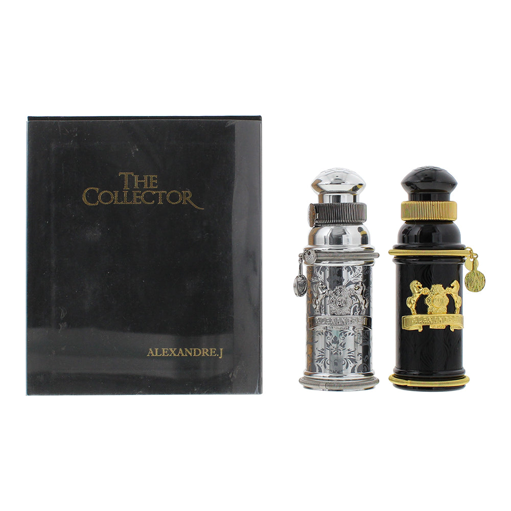 Alexandre.J The Collector 2 Piece Gift Set: Black Musk Eau de Parfum 30ml - Silv