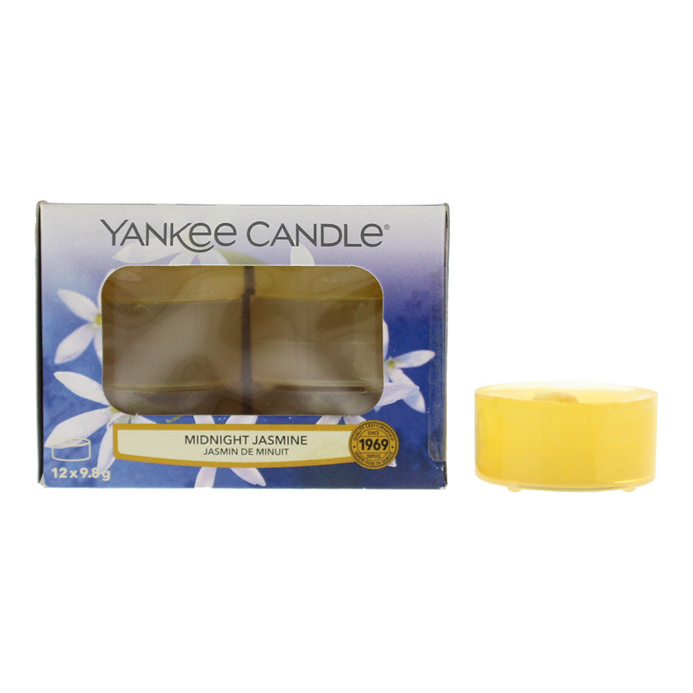 Yankee Candle Midnight Jasmine Tea Candles 12 x 9.8g