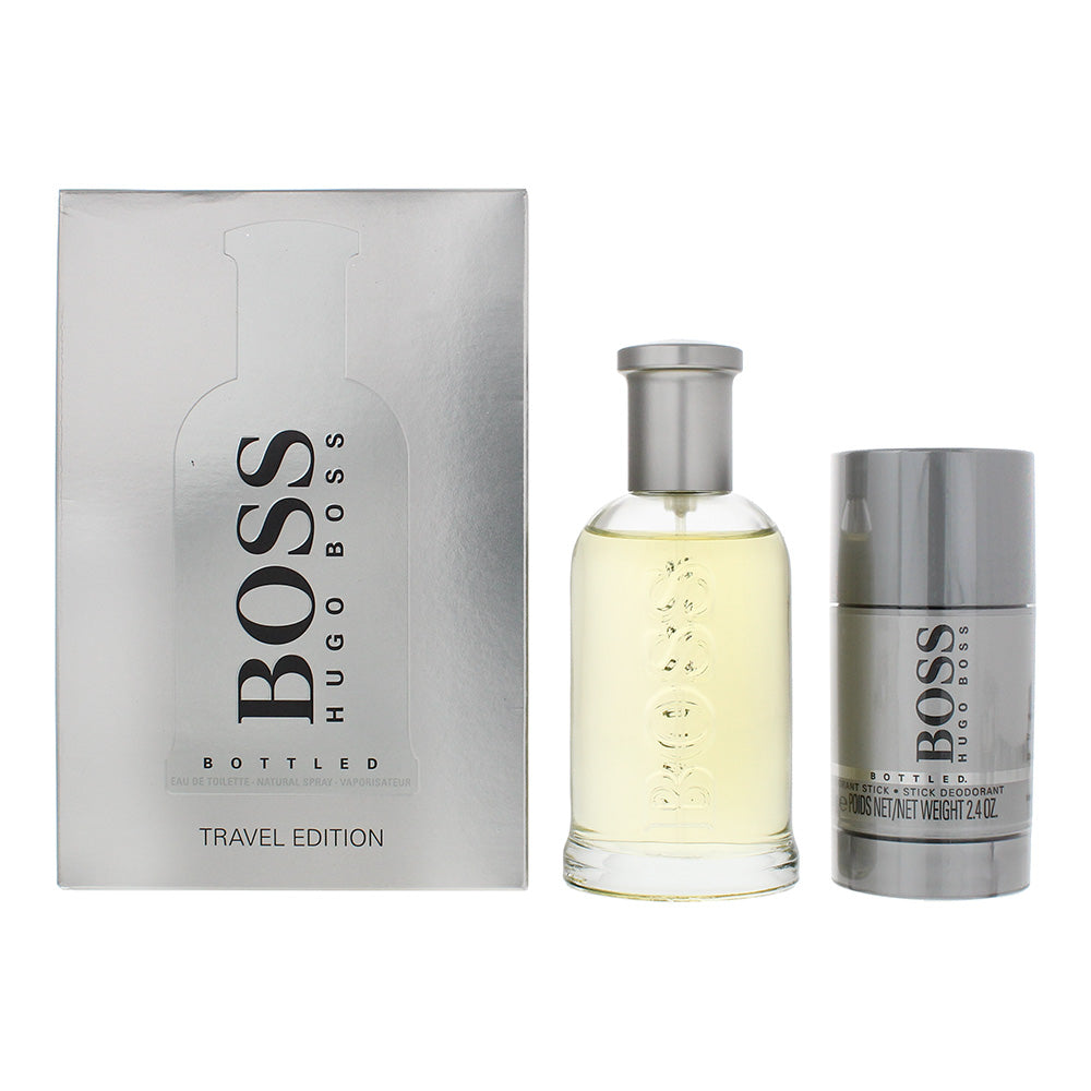 Hugo Boss Bottled 2 Piece Gift Set: Eau de Toilette 100ml - Deodorant Stick 75g