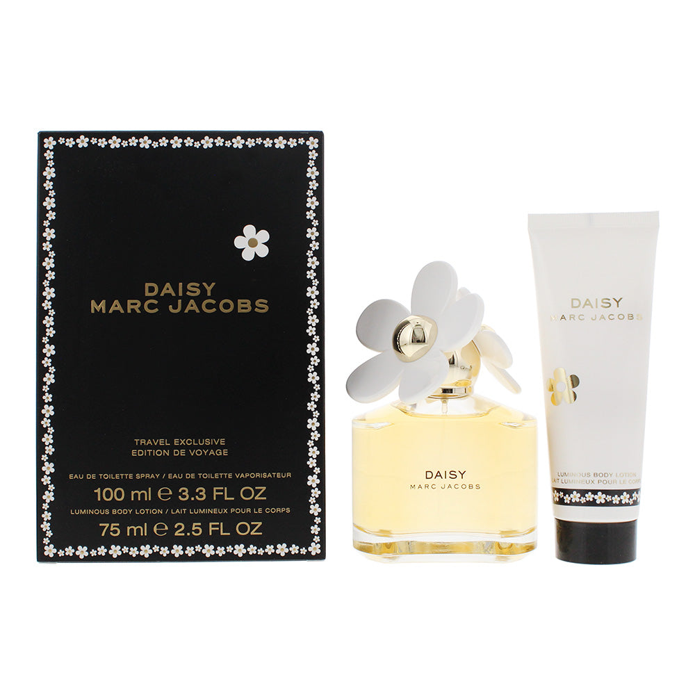 Marc Jacobs Daisy 3 Piece Gift Set: Eau de Toilette 100ml - Body Lotion 75ml