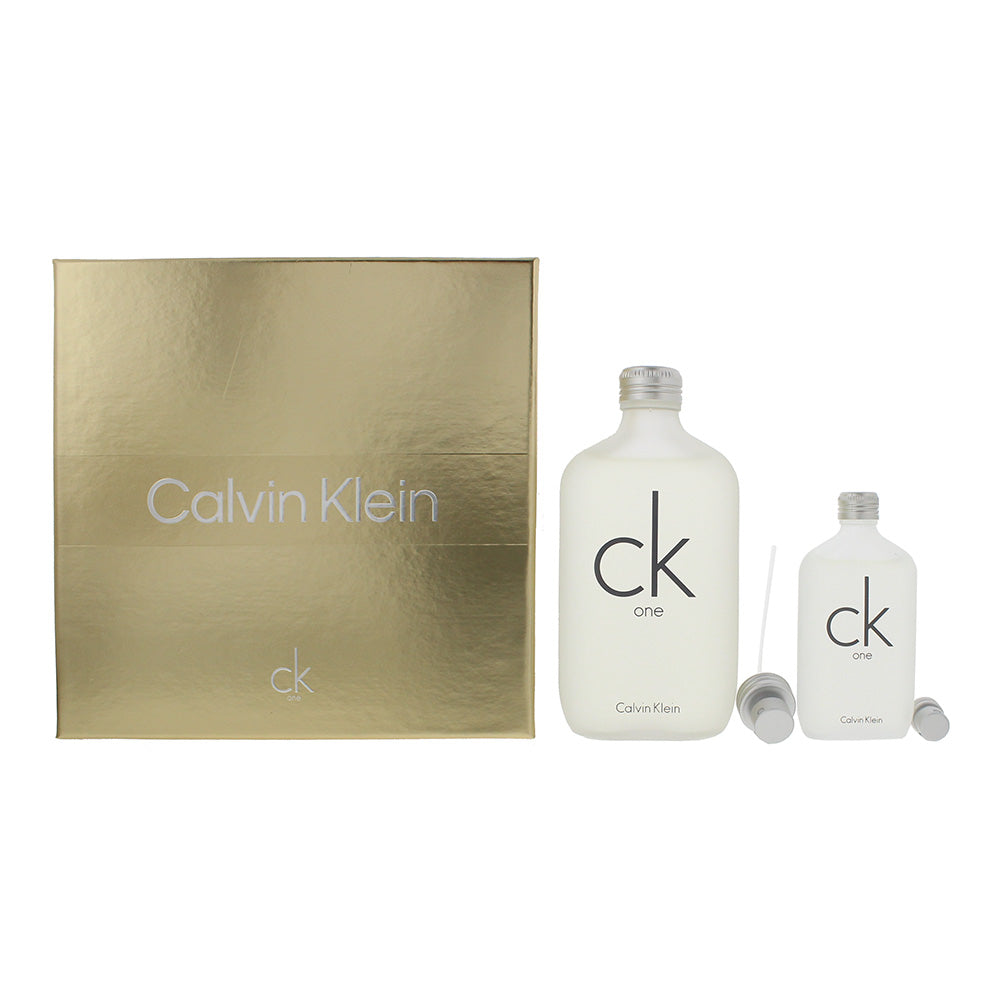 Calvin Klein Ck One 2 Piece Gift Set: Eau de Toilette 200ml - Eau de Toilette 50