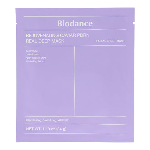 Biodance Rejuvenating Caviar PDRN Real Deep Mask Sheet 1 x 34g