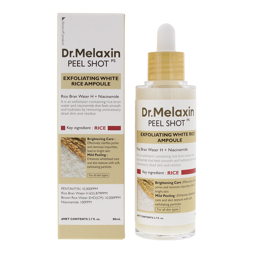 Dr. Melaxin Peel Shot Exfoliant Rice Ampoule 80ml
