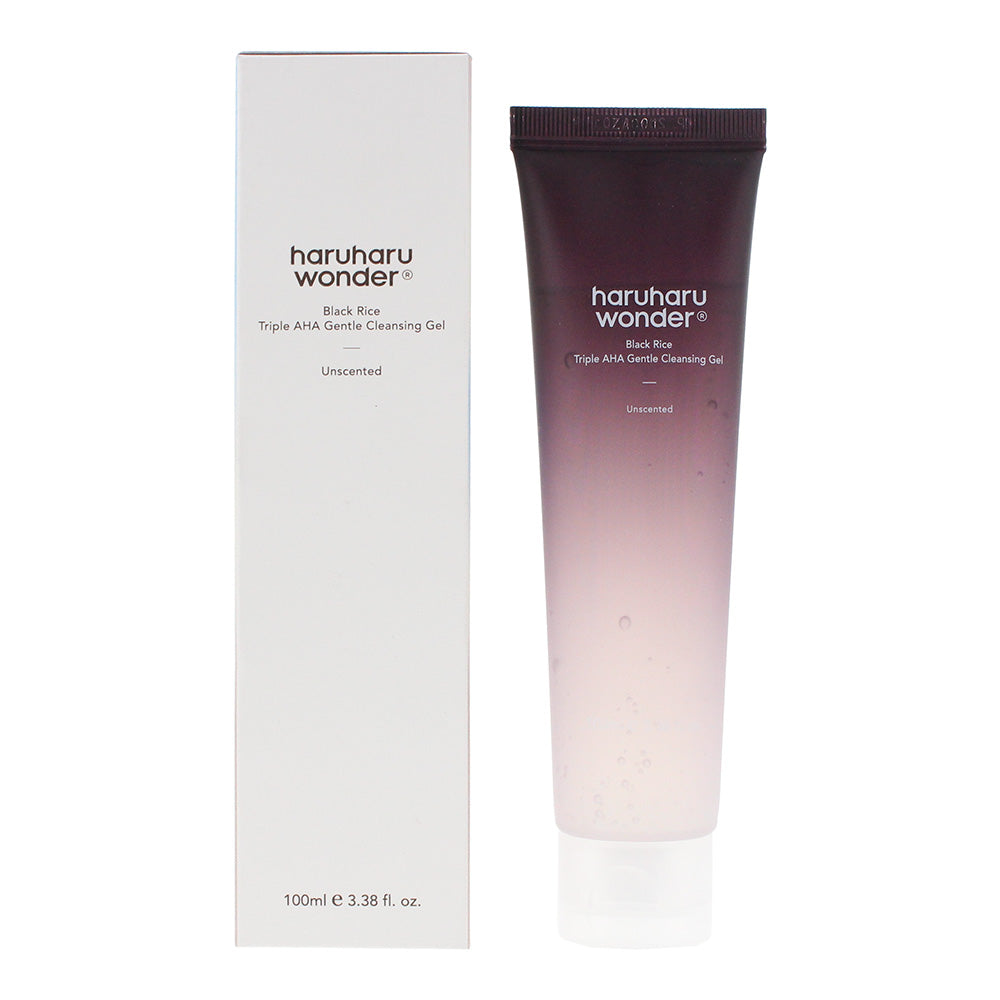 Haruharu Wonder Black Rice Triple Aha Cleansing Gel 100ml
