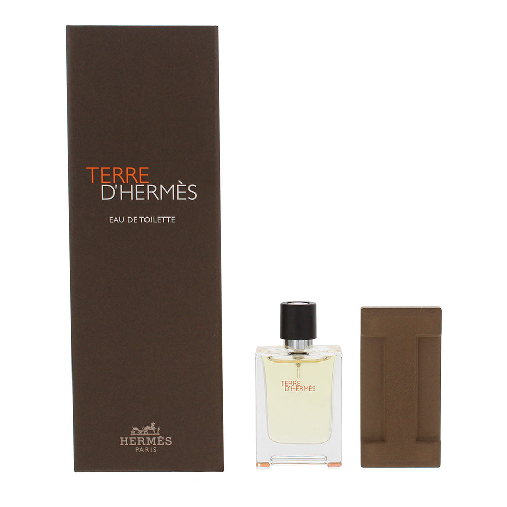 Hermès Terre D'hermès 2 Piece Gift Set: Eau de Toilette 12.5ml - Stone