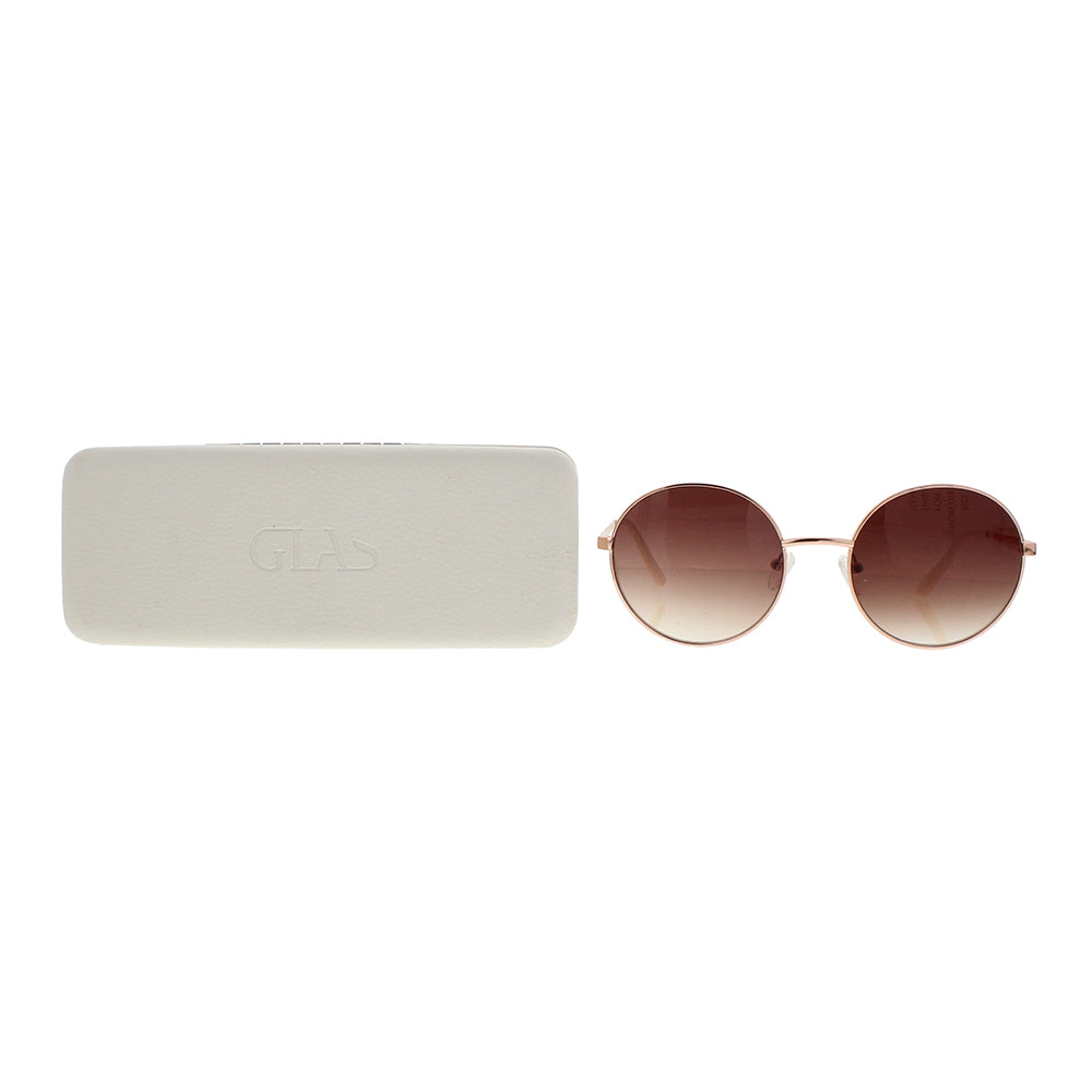 GLAS Eyewear Grace Rose Gold UV400 Sunglasses