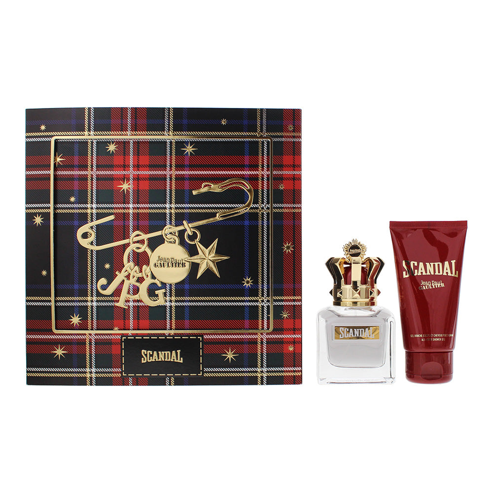 Jean Paul Gaultier Scandal Pour Homme 2 Piece Gift Set: Eau de Toilette 50ml - S