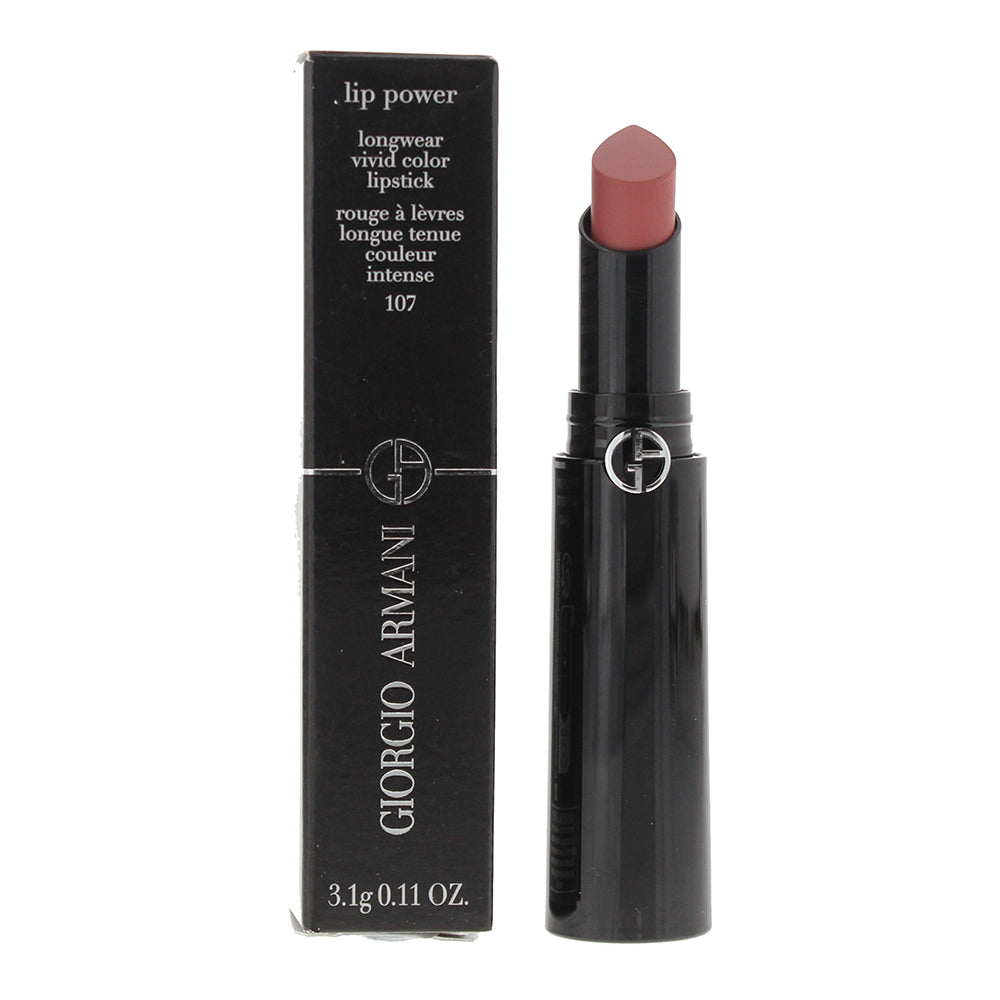 Giorgio Armani Lip Power Vivid Color 107 Lipstick 3.1g