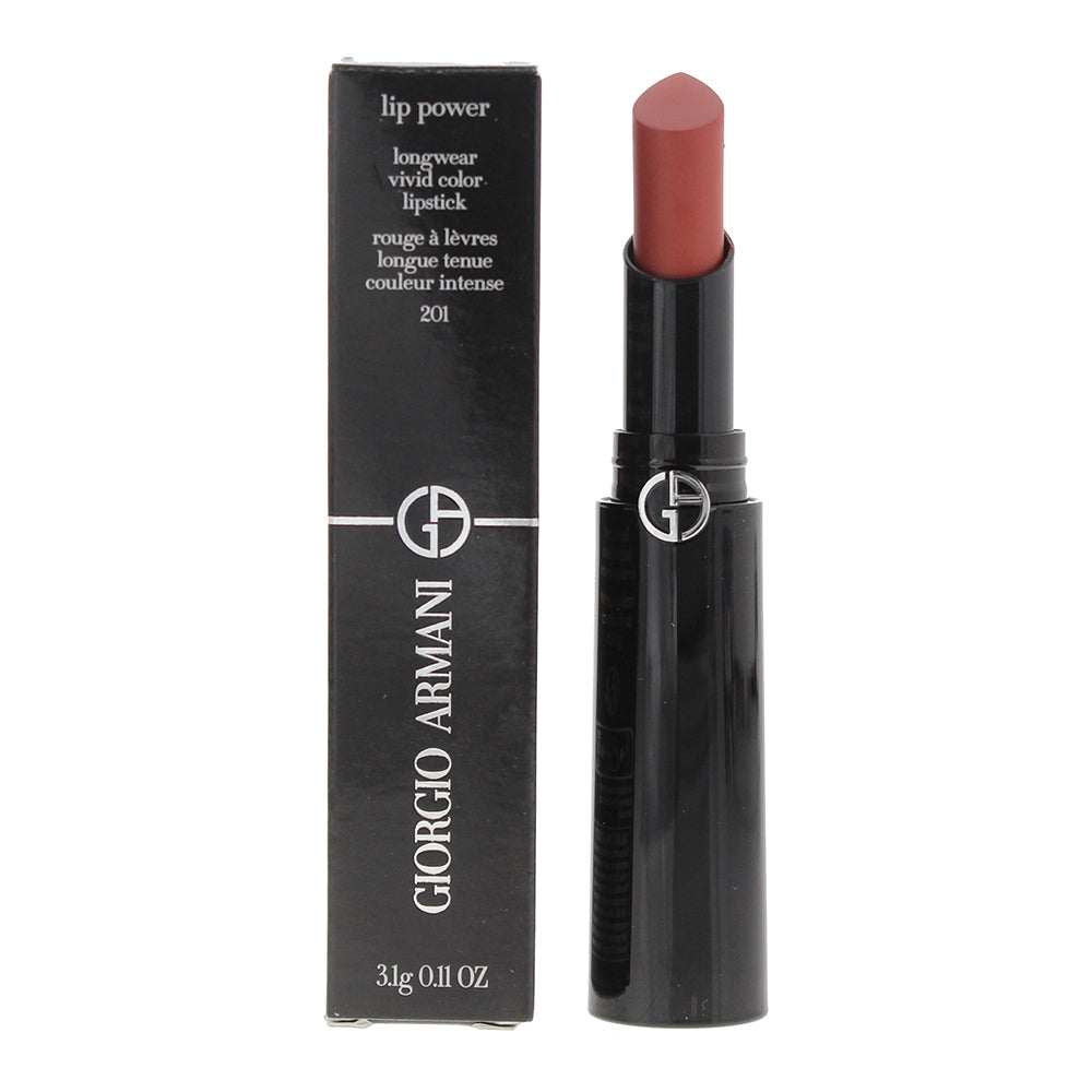 Giorgio Armani Lip Power Longwear Vivid Color 201 Lipstick 3.1g