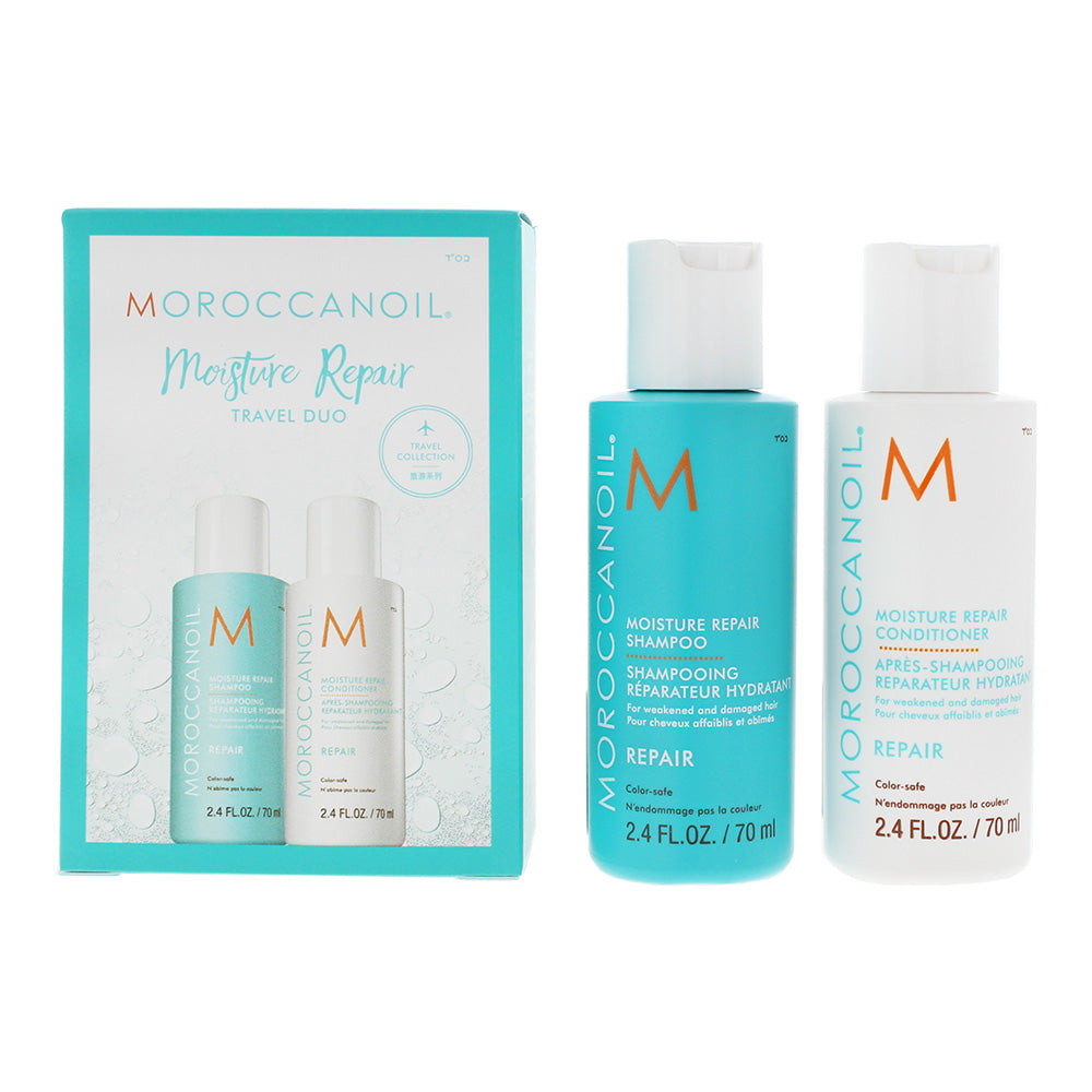 Moroccanoil Moisture Repair 2 Piece Gift Set: Shampoo 70ml - Conditioner 70ml