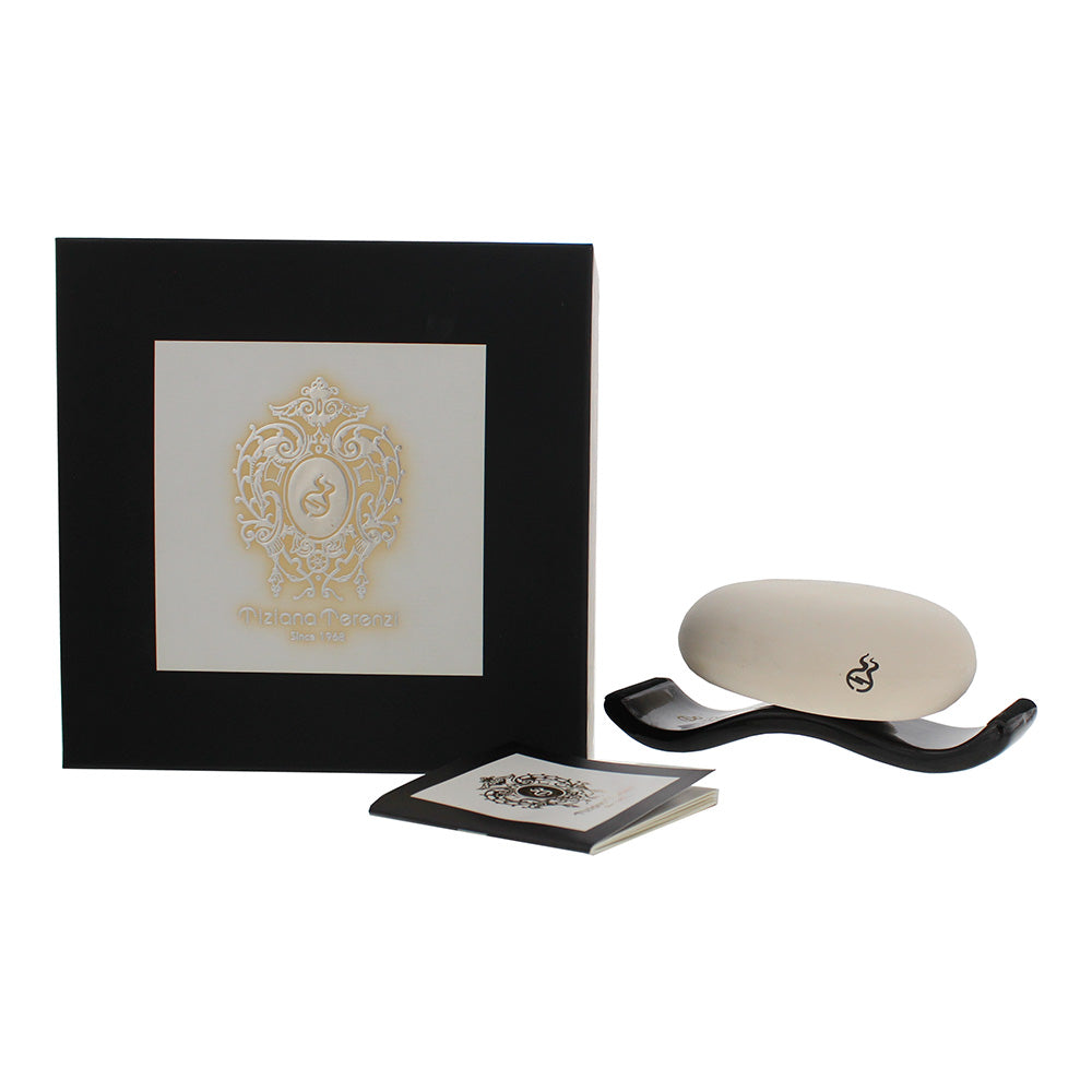 Tiziana Terenzi Black Fire Fragrance Porcelain Pebble with Ceramic Holder