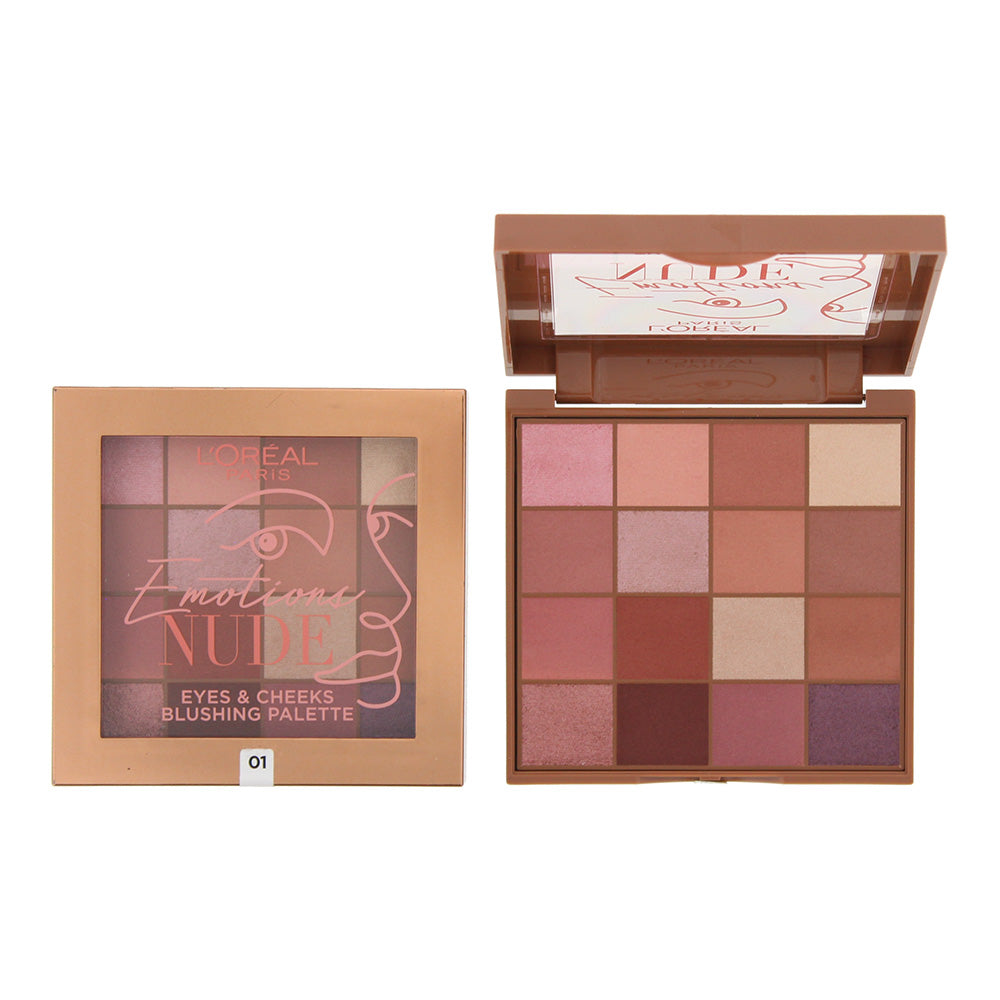 L'oreal Emotion Nude 01 Blush Palette 15g