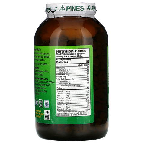 Pines International, Wheat Grass, 500 mg, 1,400 Tablets