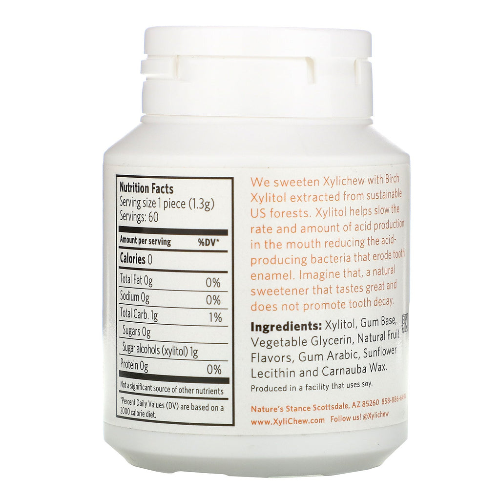 Xylichew, frugt, 60 stykker, 2,75 oz (78 g)