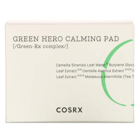 Cosrx, One Step Green Hero Calming Pad, 70 Pads, 4.56 fl oz