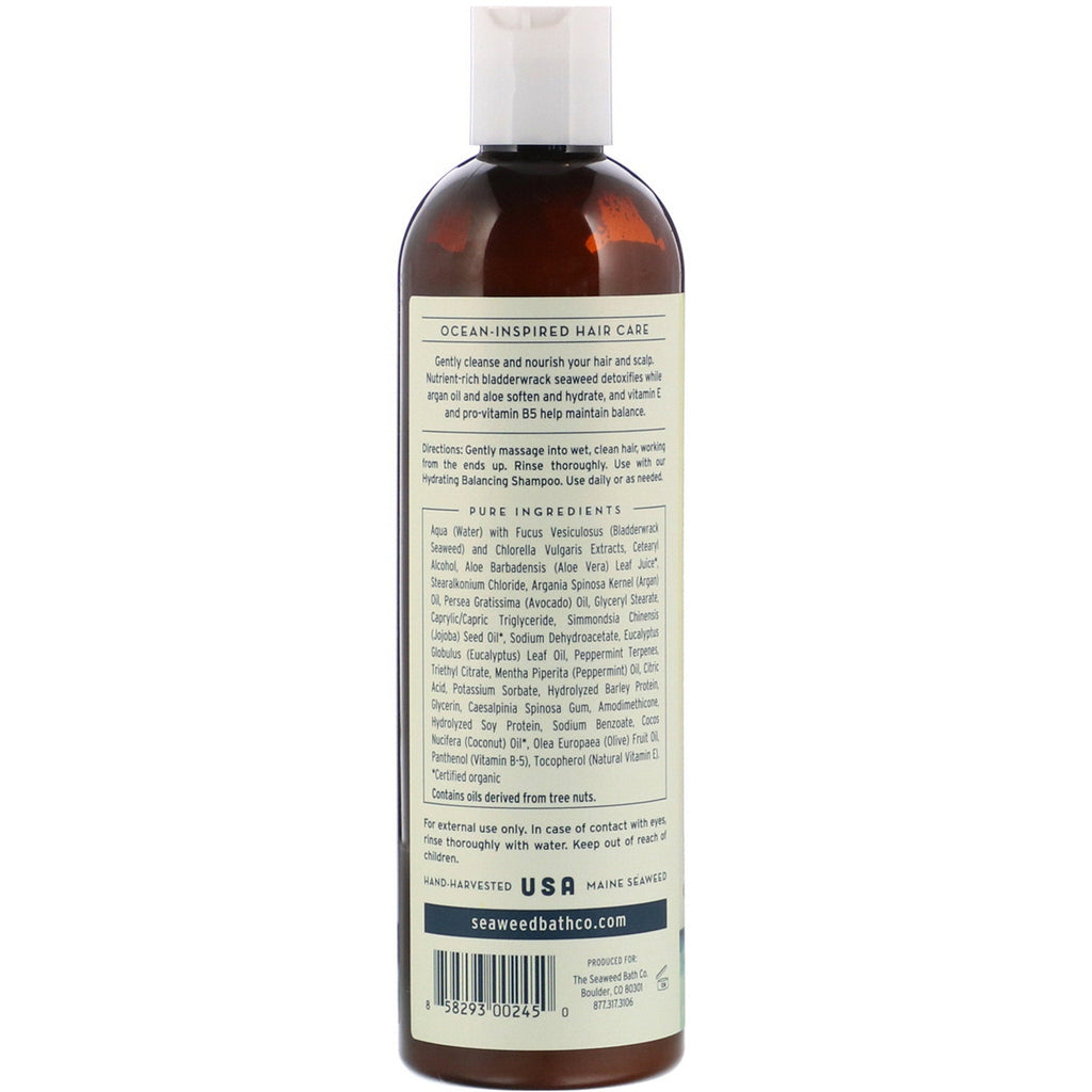 The Seaweed Bath Co., Hydrating Balancing Conditioner. Eukalyptus og pebermynte, 12 fl oz (354 ml)