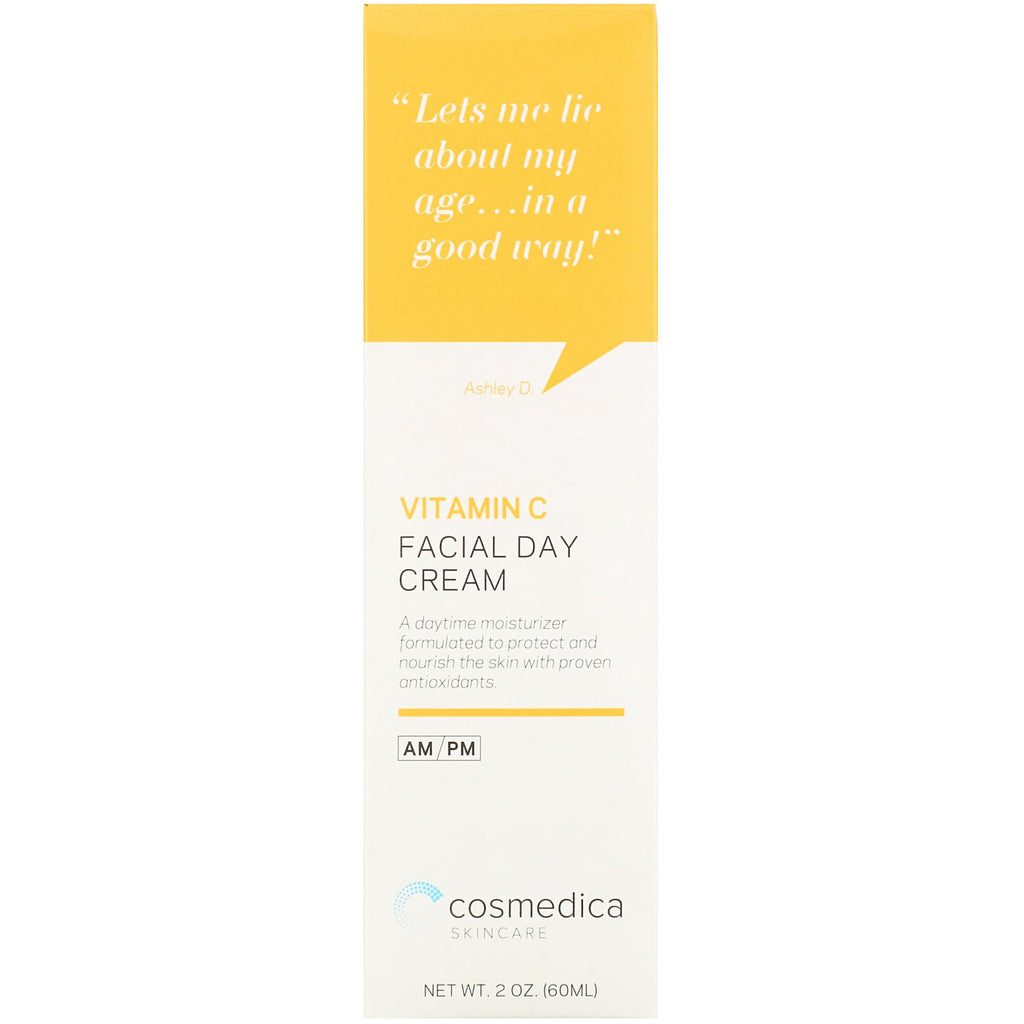 Cosmedica Skincare, Vitamin C Facial Day Cream, 2 oz (60 ml)