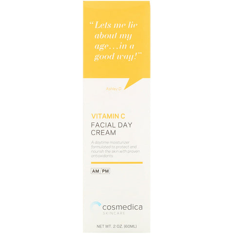 Cosmedica Skincare, Vitamin C Facial Day Cream, 2 oz (60 ml)