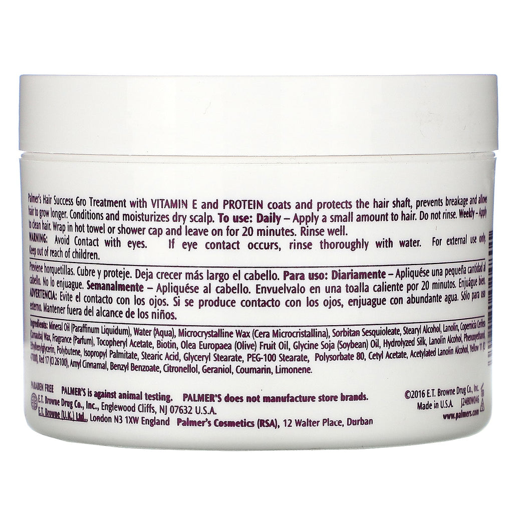 Palmer's, Hair Success, Gro Treatment, med vitamin E, 7,5 oz (200 g)