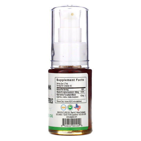 A.C. Grace Company, Unique E, Natural Vitamin E Oil, 1 fl oz (30 ml)