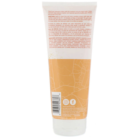 Freeman Beauty, Indian Turmeric Gel Cream Mask, 6 fl oz (175 ml)