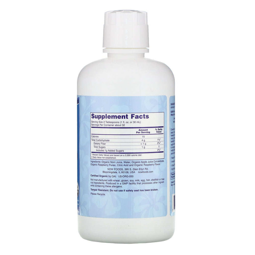 Now Foods, Certificeret, Noni, SuperFruit, 32 fl oz (946 ml)