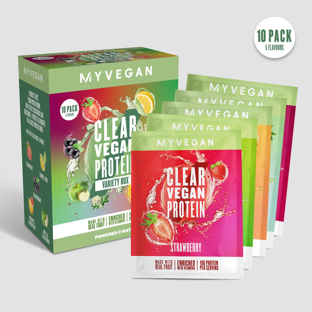 MyVegan Clear Vegan Protein Variety Box – 10x16g